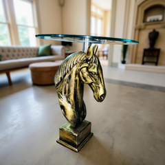 Golden Horse Head Coffee Table