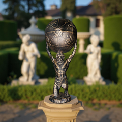 Atlas of the Zodiac – Celestial Globe Sculpture