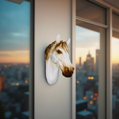 Majestic Steed – Wall Mounted Horse Head Sculpture