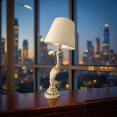 Royal Peacock Lamp – Elegant Table Decor