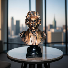 Beethoven Bronze Bust Statue – Antique Resin Sculpture for Home & Office Décor (1.8 Ft)