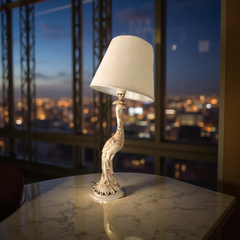 Royal Peacock Lamp – Elegant Table Decor