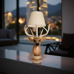 Realistic Antler Deer Table Lamp