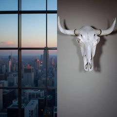 Western Spirit – Bull Skull Wall Mount