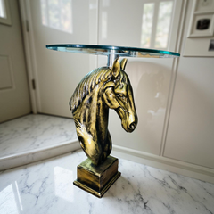 Golden Horse Head Coffee Table