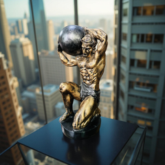 Titan’s Burden – Atlas Strength Sculpture