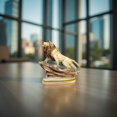 Summit Roar – Majestic Lion Figurine