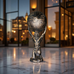 Atlas of the Zodiac – Celestial Globe Sculpture