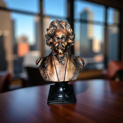 Beethoven Bronze Bust Statue – Antique Resin Sculpture for Home & Office Décor (1.8 Ft)