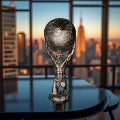 Atlas of the Zodiac – Celestial Globe Sculpture