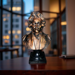 Beethoven Bronze Bust Statue – Antique Resin Sculpture for Home & Office Décor (1.8 Ft)