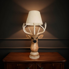 Realistic Antler Deer Table Lamp