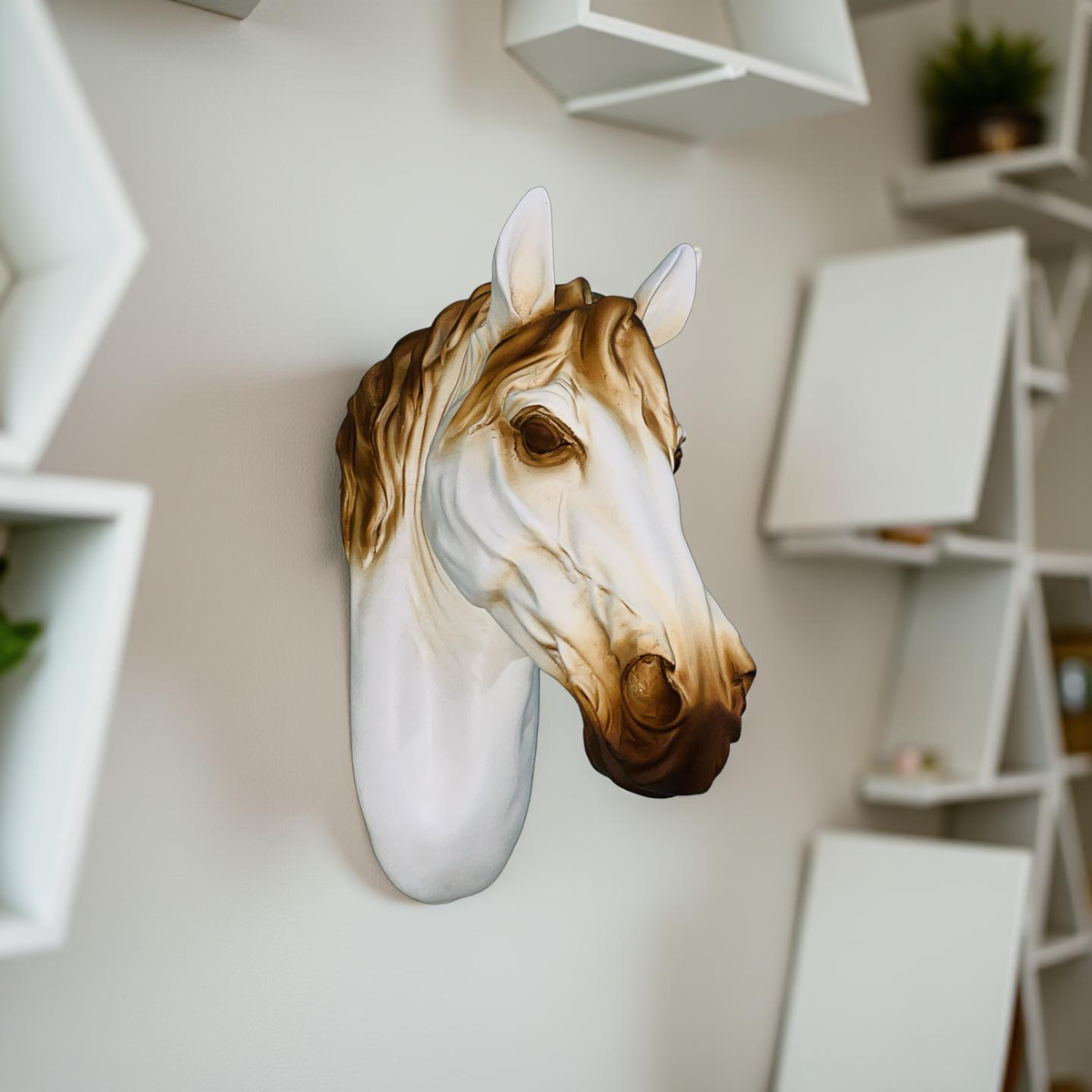 Majestic Steed – Wall Mounted Horse Head Sculpture